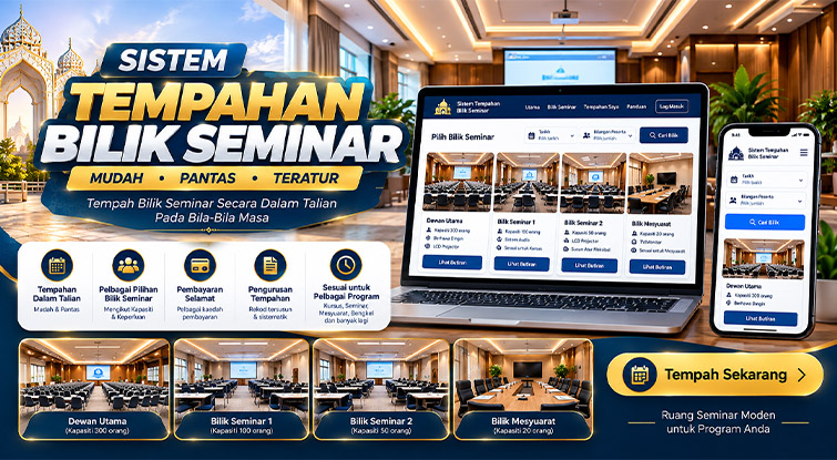 Sistem Tempahan Bilik / Dewan Seminar